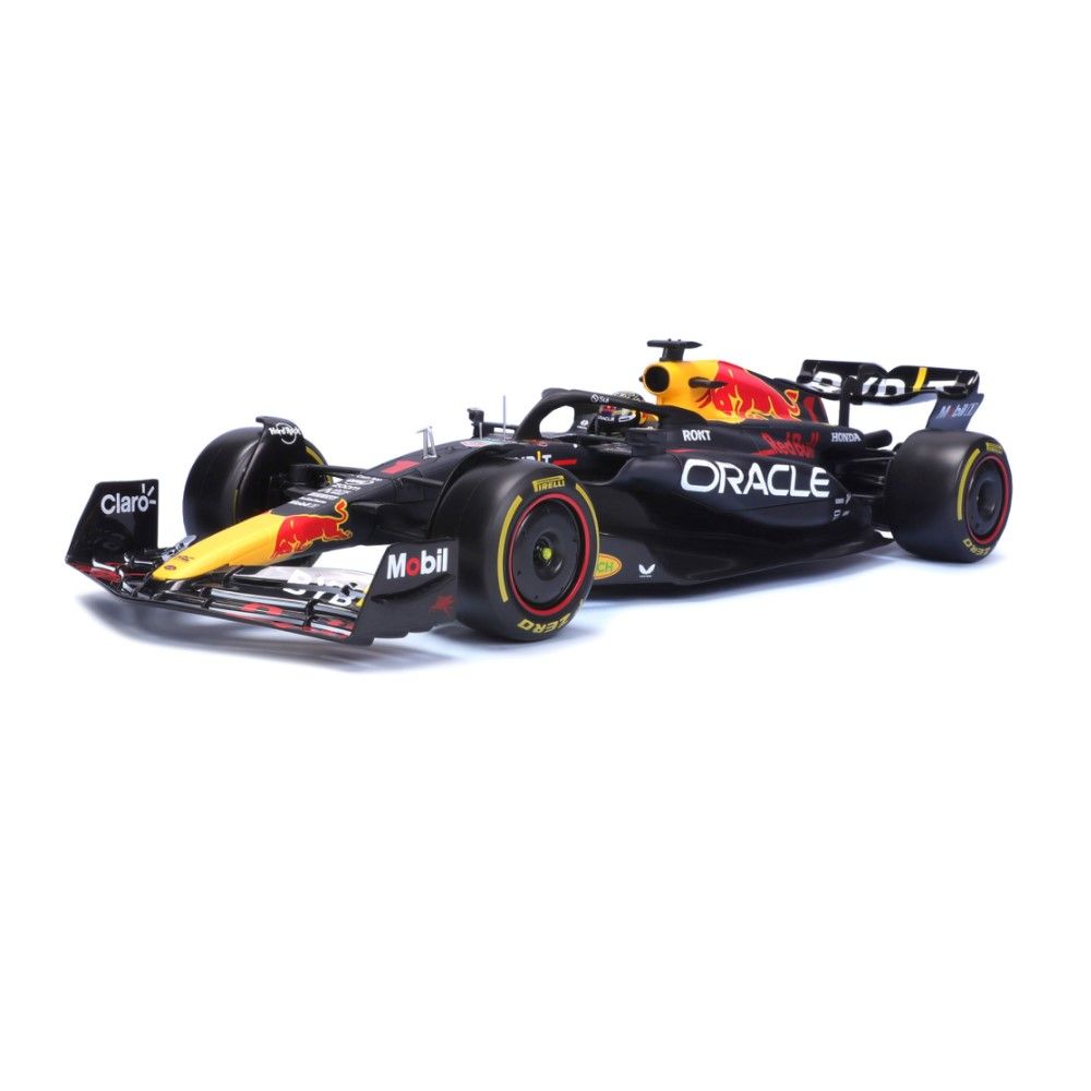 1/18 - F1 Red Bull RB19 #1 Max Verstappen GP Abua Dhabi 2023 - Capacete Especial