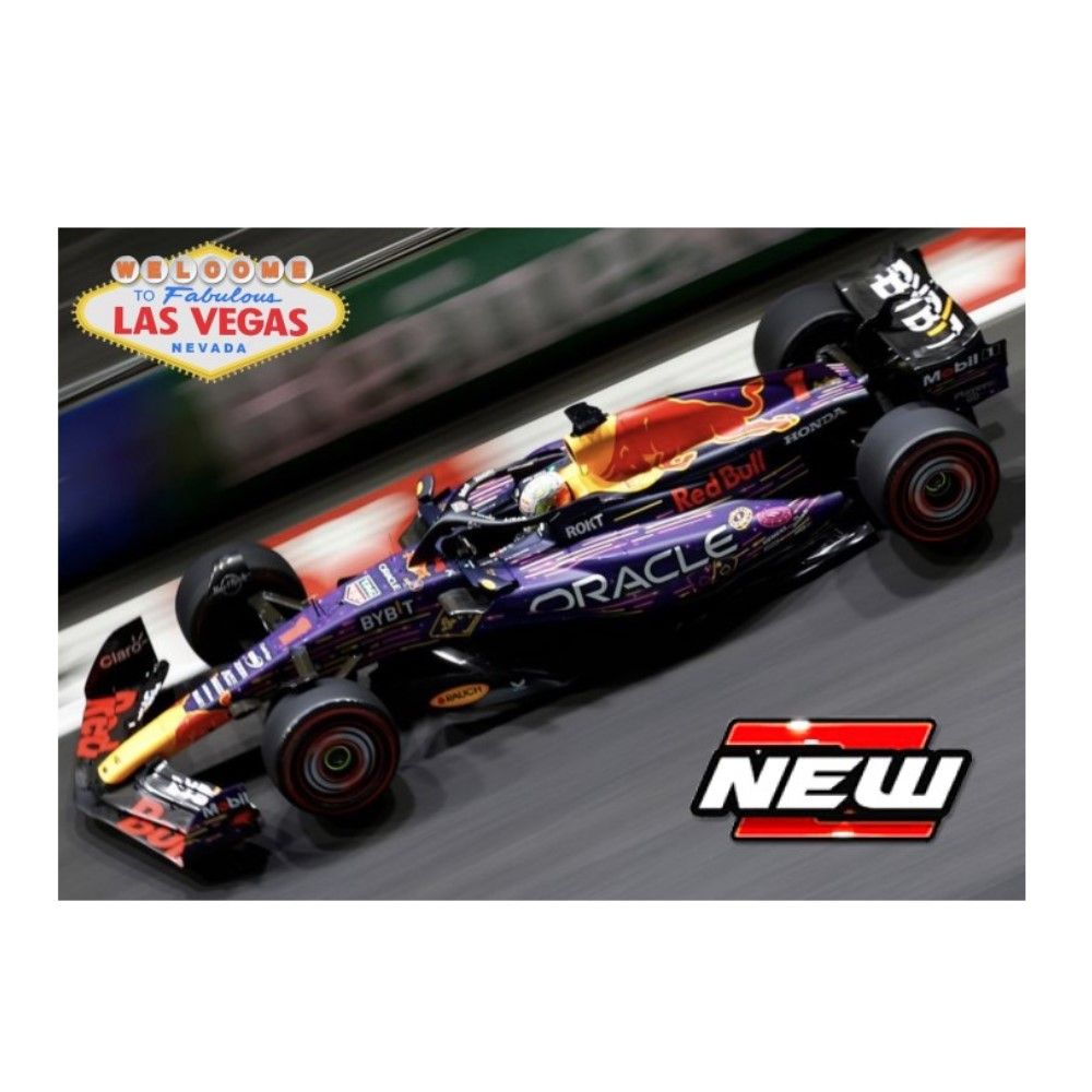 1/18 - F1 Red Bull RB19 #1 Max Verstappen Vencedor GP las Vegas 2023
