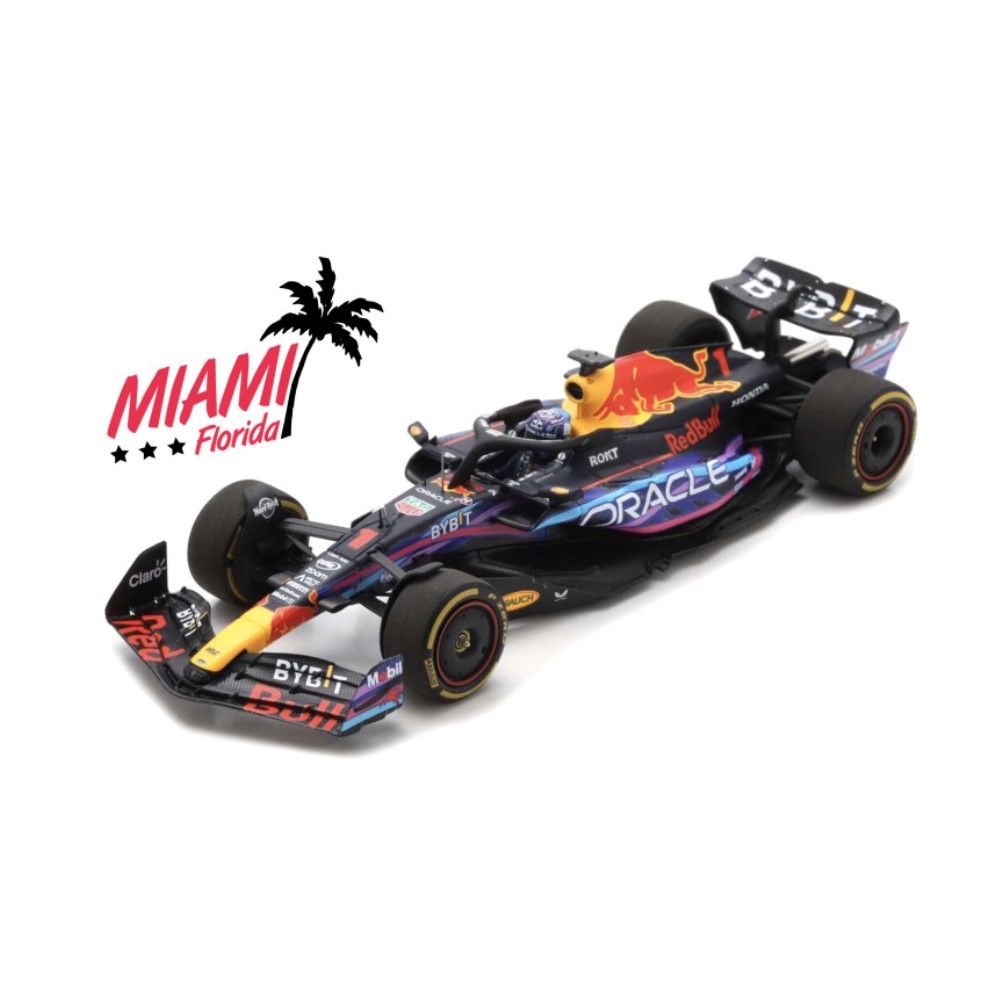 1/18 - F1 Red Bull RB19 #1 Max Verstappen GP Miami 2023