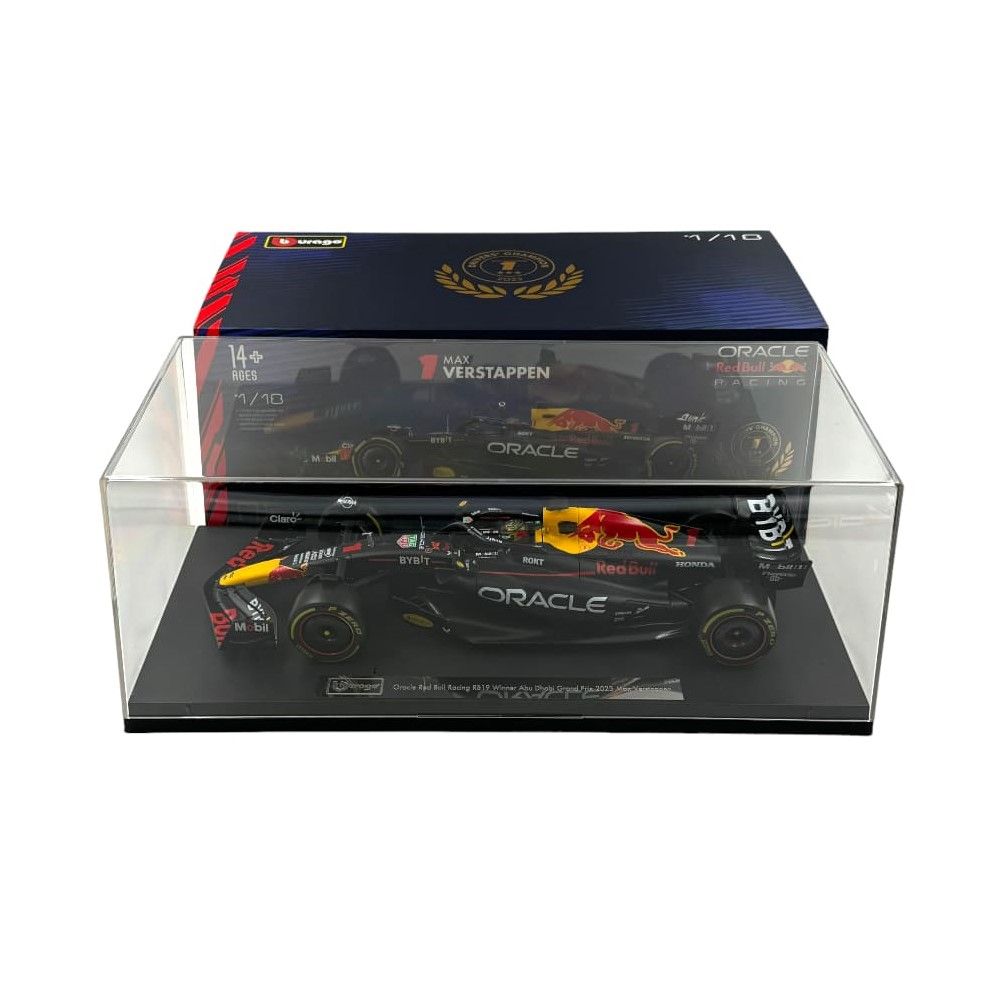 1/18 - F1 Red Bull RB19, Max Verstappen #1 - Edição Especial Limitada