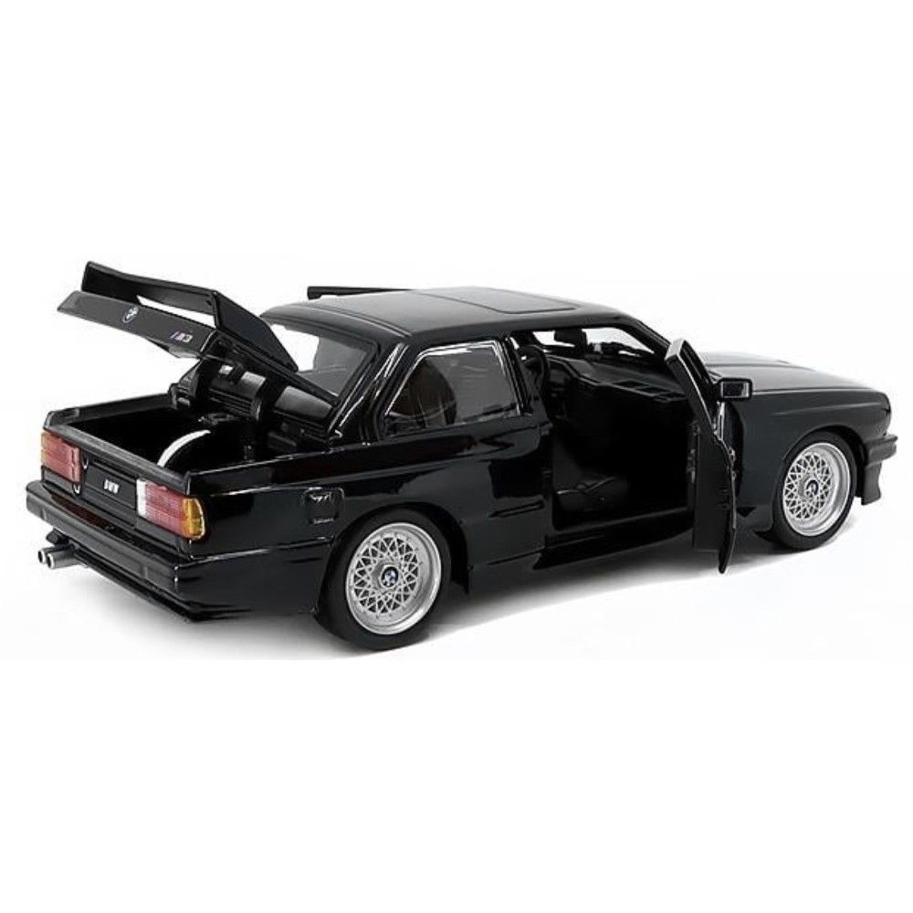 1/24 - BMW M3 (E30) 1988 (preto) - Edição Limitada