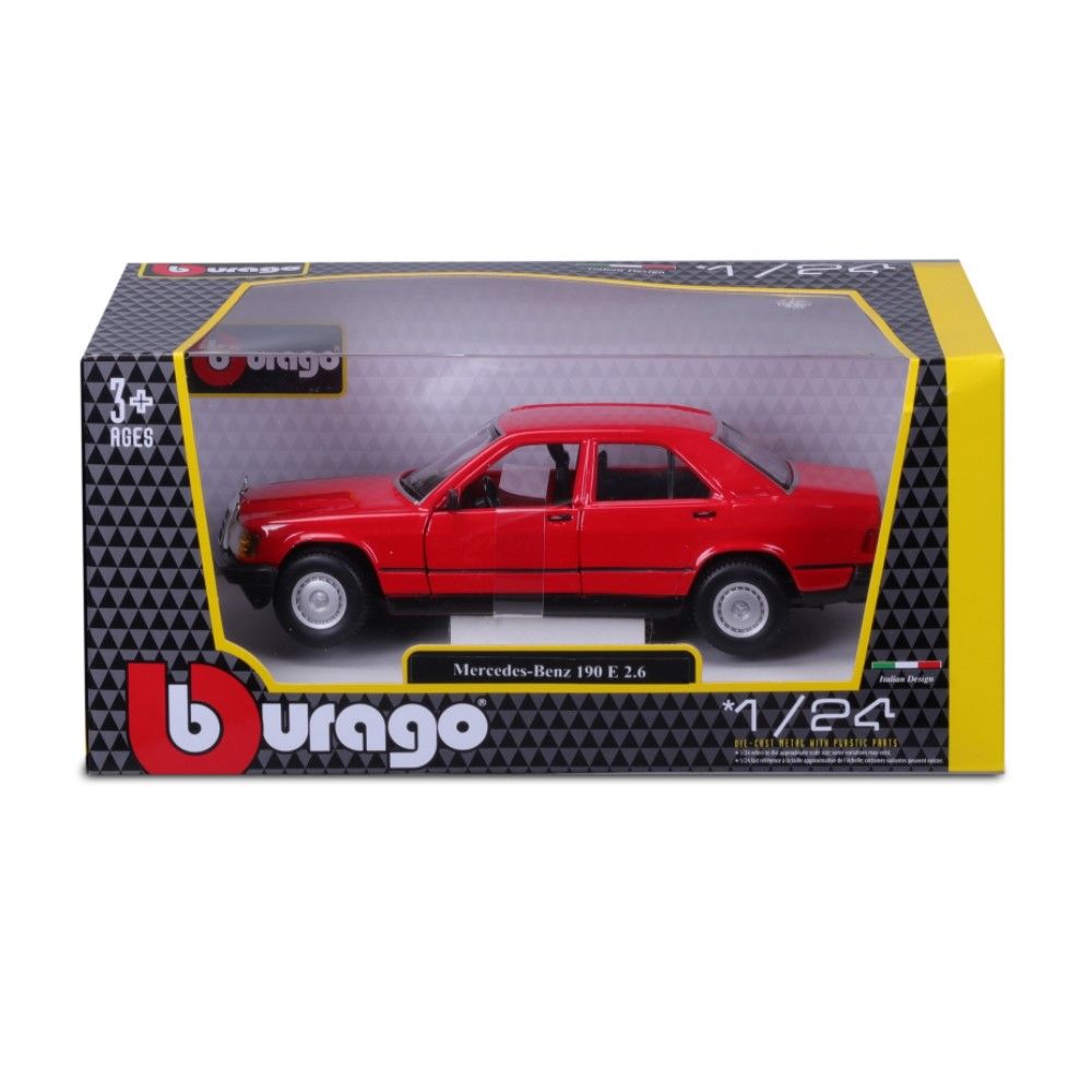 1/24 - Mercedes 190E 2.6 (W201) 1987 (vermelho)
