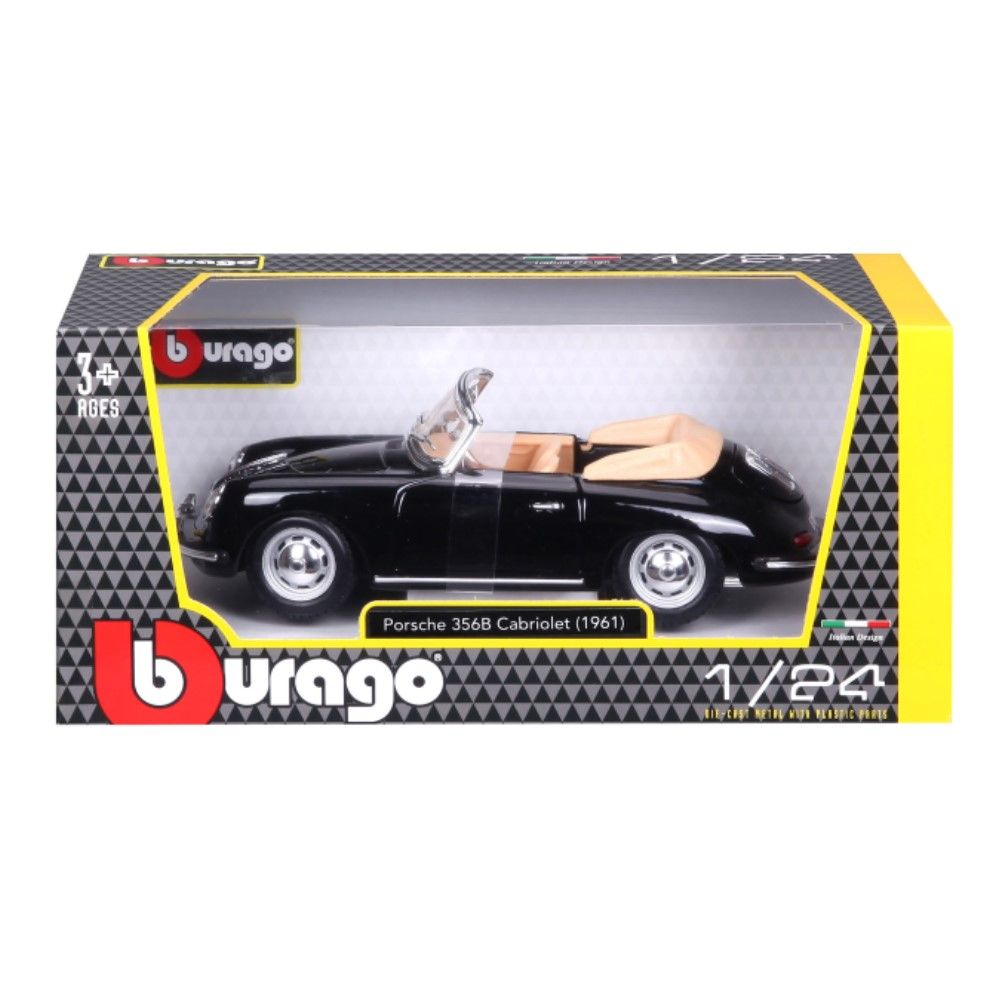 1/24 - Porsche 356B Cabriolet (preto)