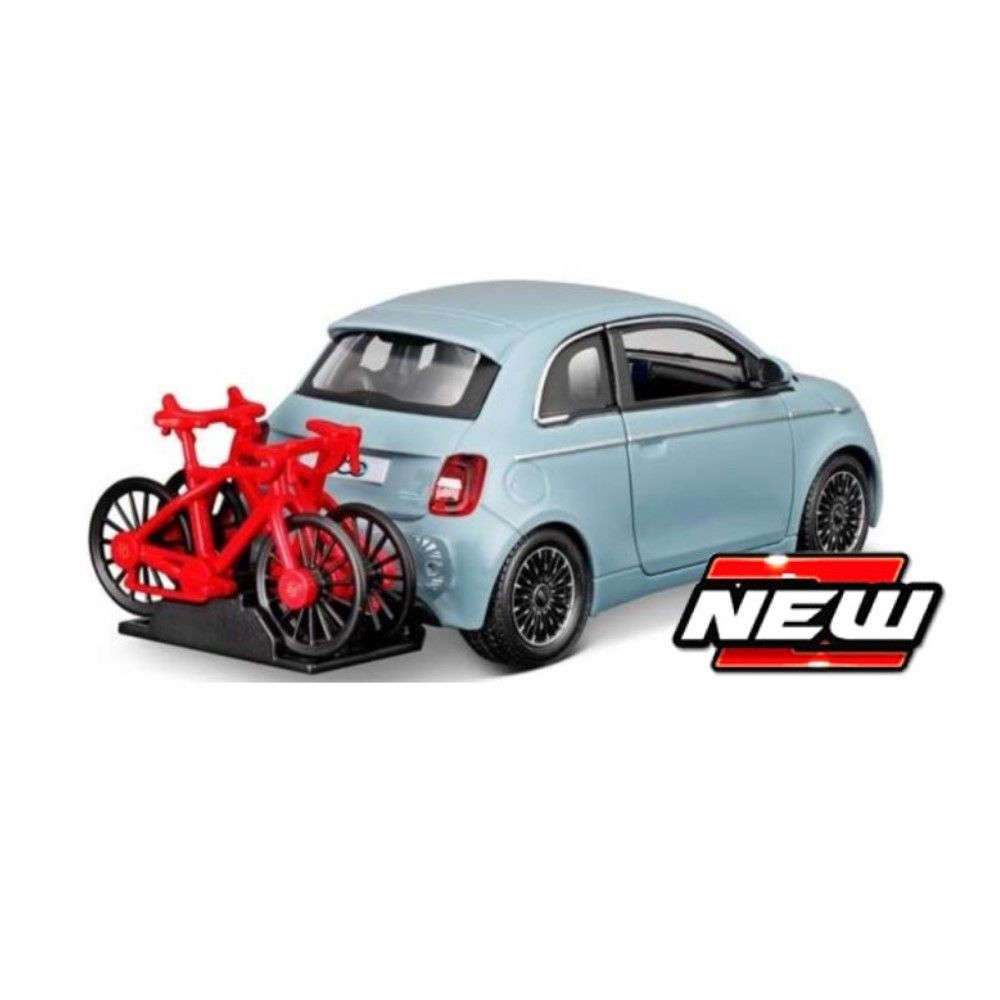 1/24 - Fiat 500E com Bicicletas