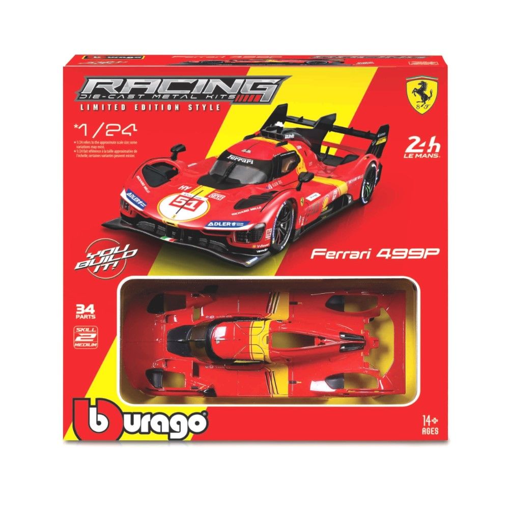 1/24 Kit - Ferrari 499P #51 Calado/Giovinezzi/Pier Guidi, Winner 24h Le Mans