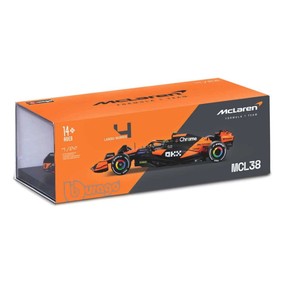 1/24 - F1 McLaren Team MCL38 - Lando Norris #4