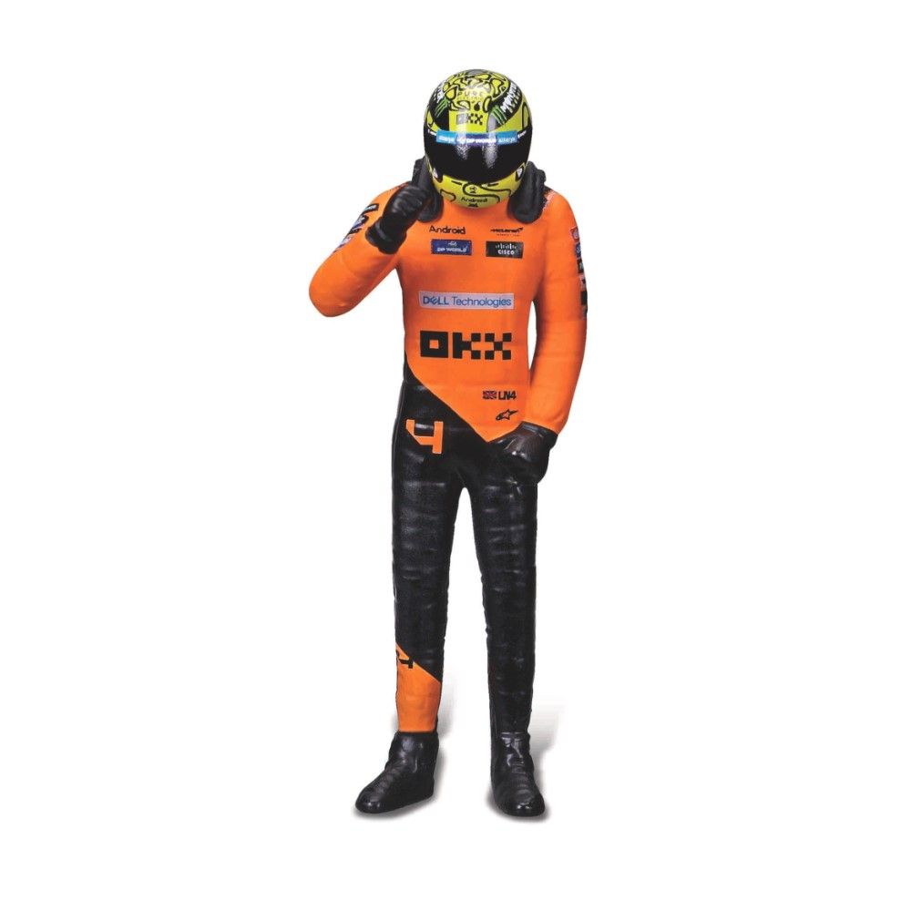 1/24 - F1 McLaren Team MCL38 - Lando Norris #4 com Figura