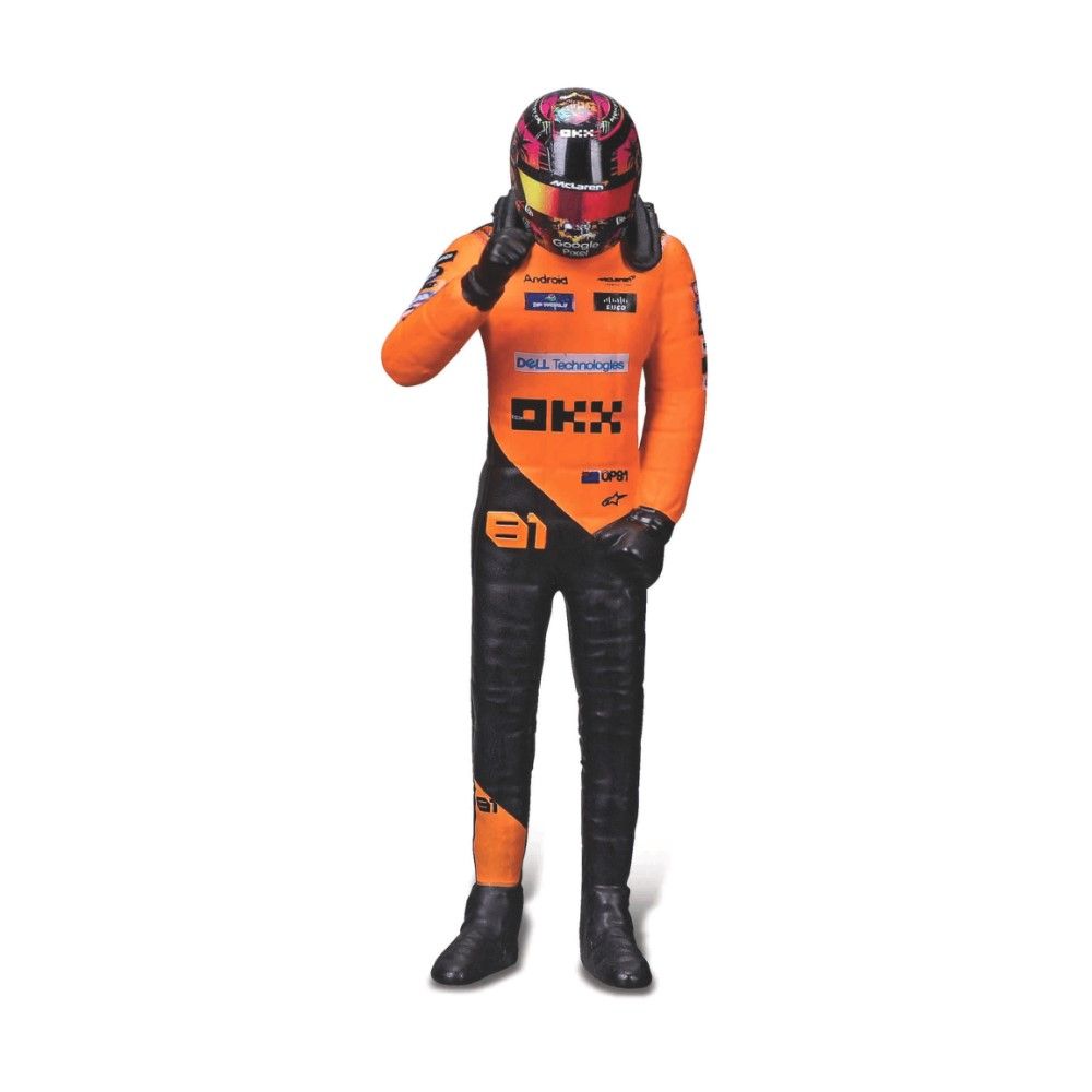 1/24 - F1 McLaren Team MCL38 - Oscar Piastri #81 com Figura
