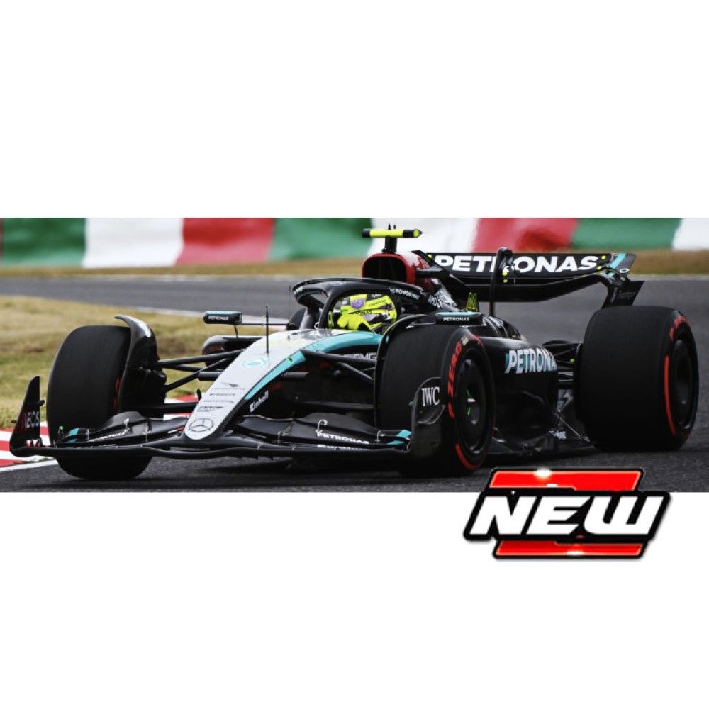 1/24 Kit - Mercedes Benz AMG W15 #44 Lewis Hamilton 2024 com Stand