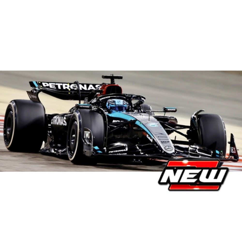 1/24 Kit - Mercedes Benz AMG W15 #63 George Russell 2024 com Stand