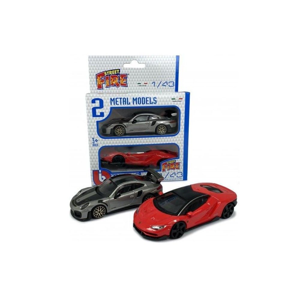 1/43 - Pack 2 Lamborghini Centenário + Porsche 911 GT