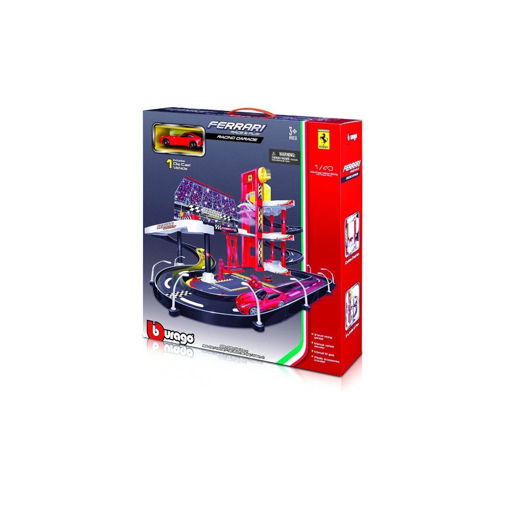 Garagem Ferrari 3 Niveis com carro Ferrari incluido