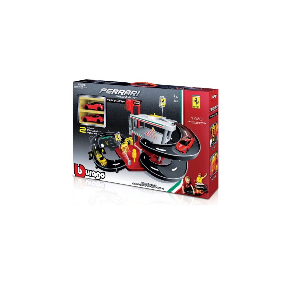 Garagem Ferrari 3 Niveis com 2 carros incluidos