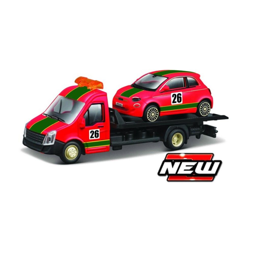 1/43 - Auto-Reboque com Fiat 500e #26