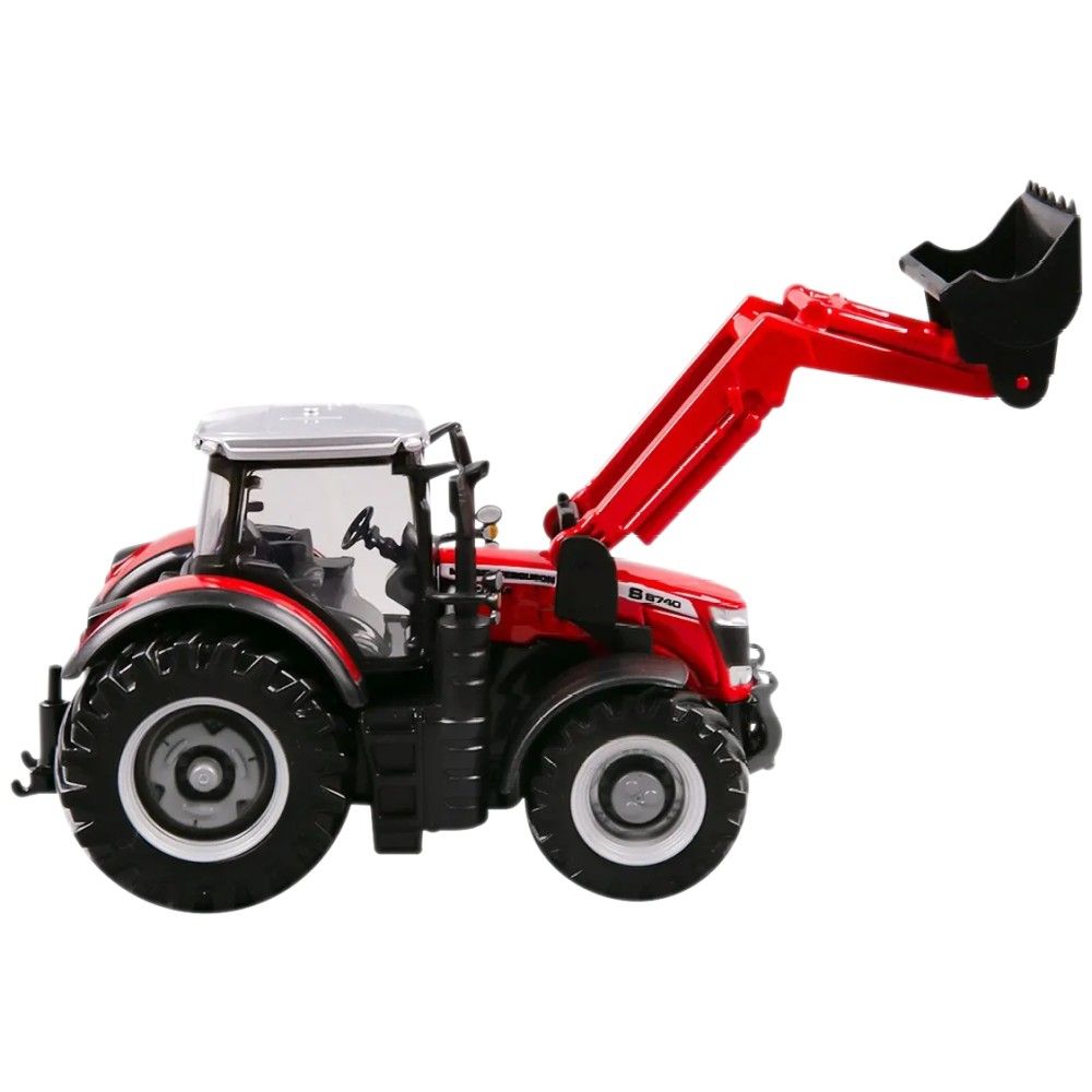 Tractor Massey Ferguson 8740S com pá carregadora