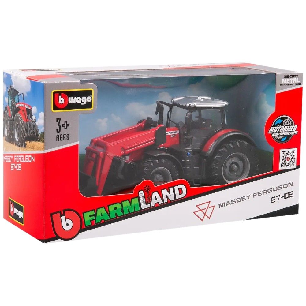 Tractor Massey Ferguson 8740S com pá carregadora