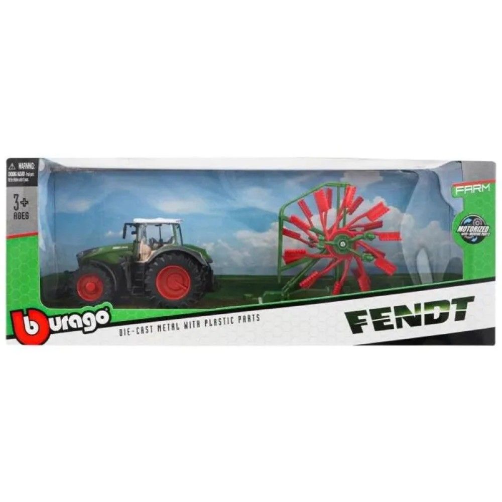 Tractor Fendt 1050 Vario com Ancinho Rotativo