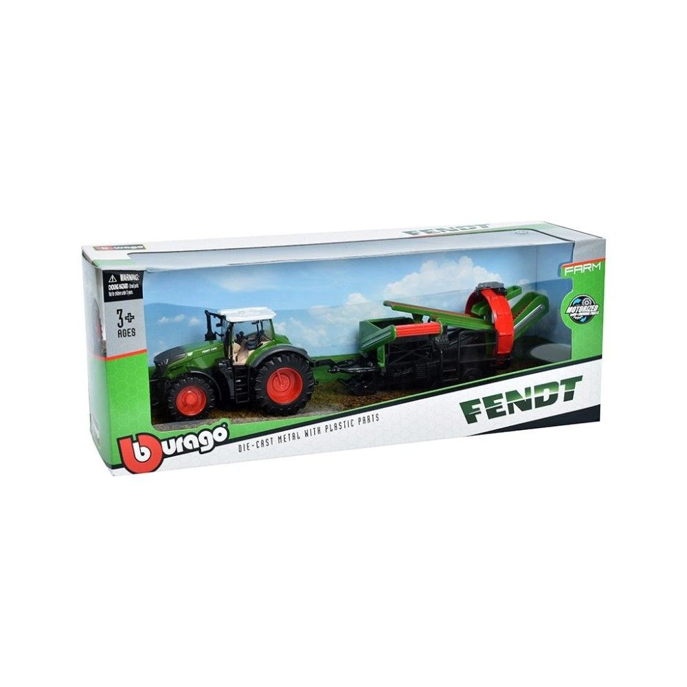Tractor Fendt 1050 Vario Tractor com Cultivador