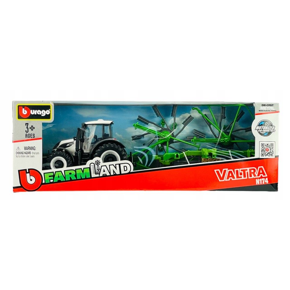 Tractor Valtra N174 com Ancinho Rotativo