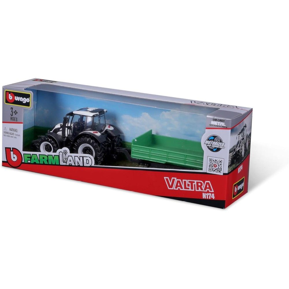 Tractor Valtra N174 com atrelado