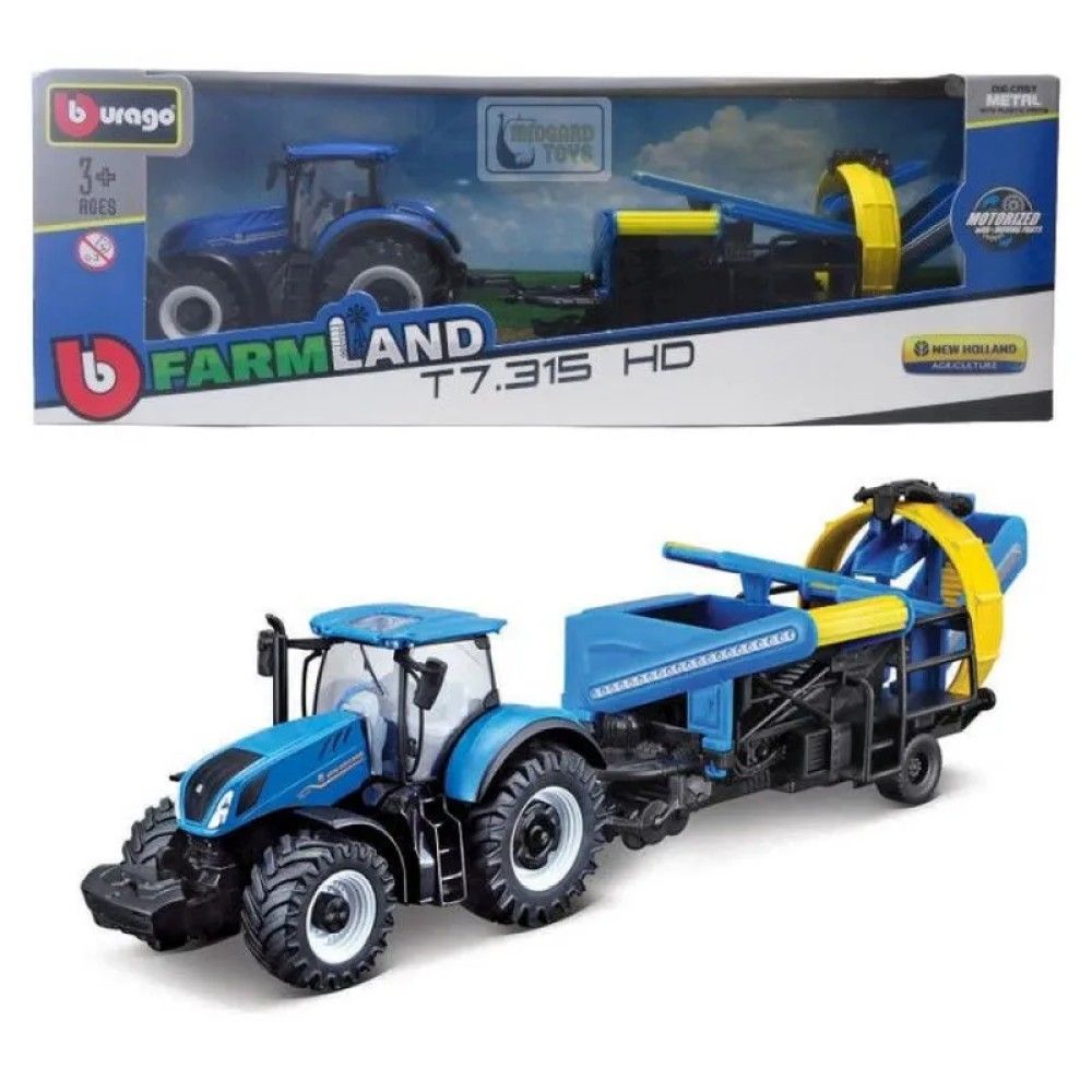 Tractor New Holland T7.315 com Cultivador