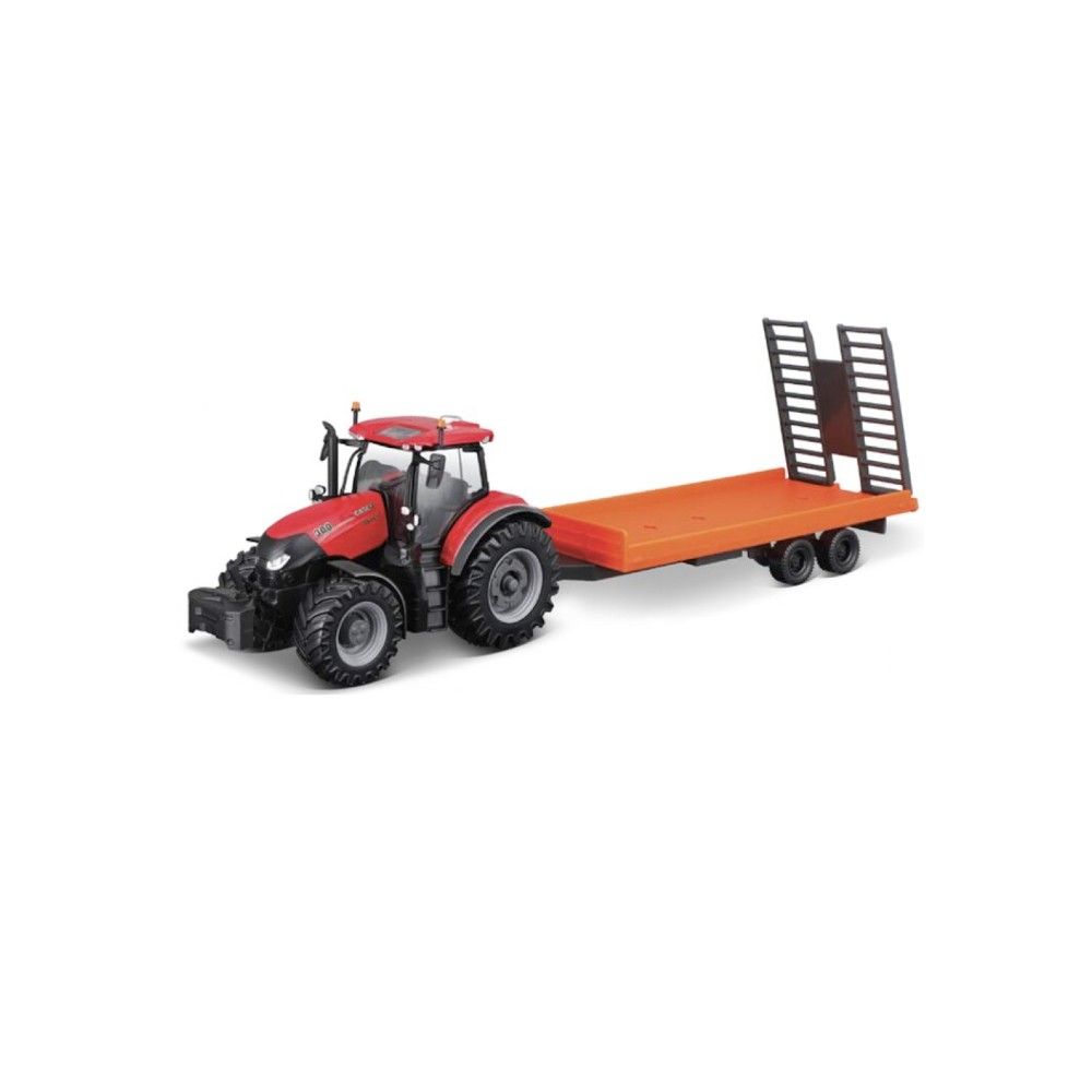 Tractor Case IH Optum CVX 300 com reboque