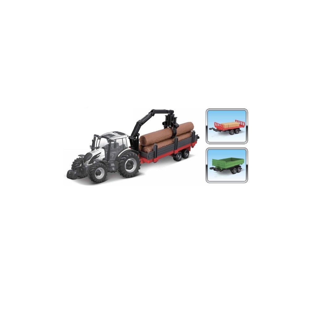 Conjunto Tractor Valtra N174 com 3 atrelados