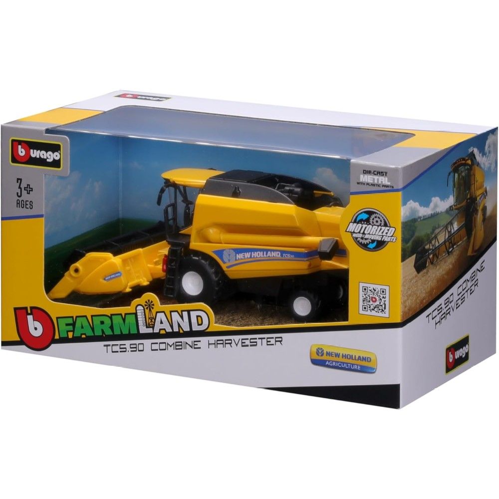 Ceifeira-debulhadora New Holland TC5.90 com plataforma de cereias