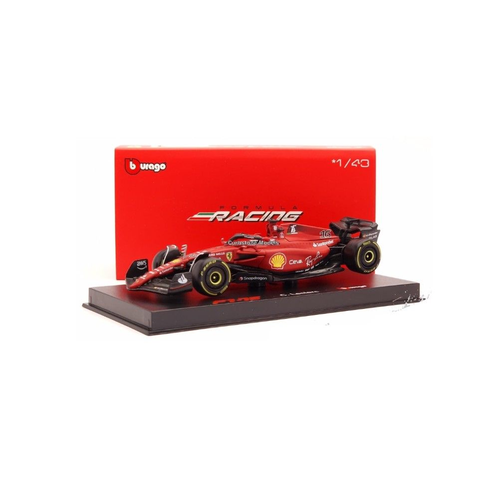 1/43 - F1 Ferrari F1-75 #16 C.Leclerc 2022 com Capacete