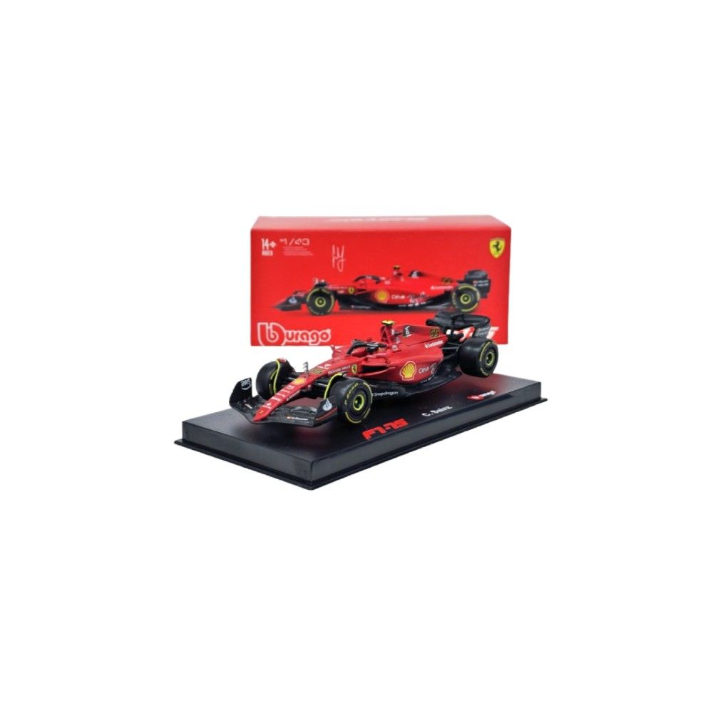 1/43 - F1 Ferrari F1-75 #55 C.Sainz 2022 com Capacete