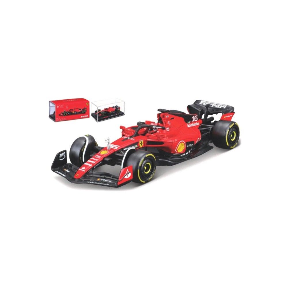 1/43 - F1 Ferrari SF-23 #16 Charles Leclerc (com capacete)