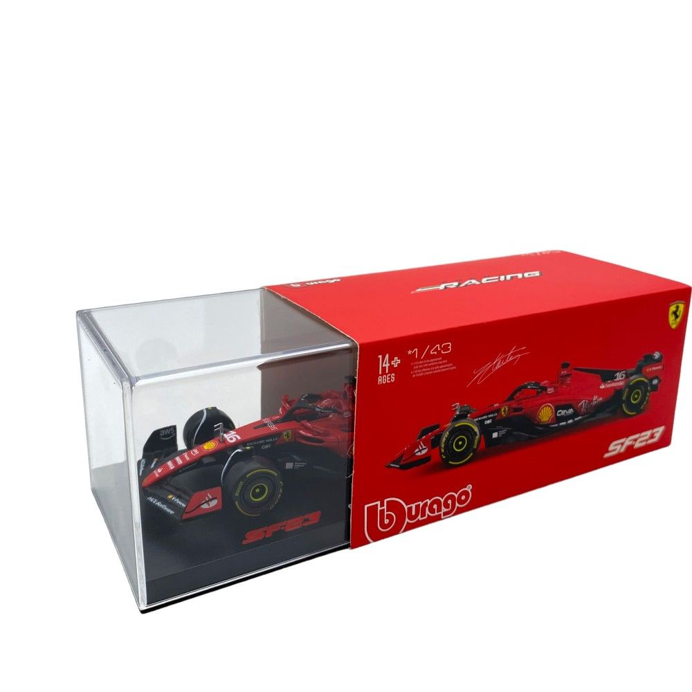 1/43 - F1 Ferrari SF-23 #16 Charles Leclerc (com capacete)
