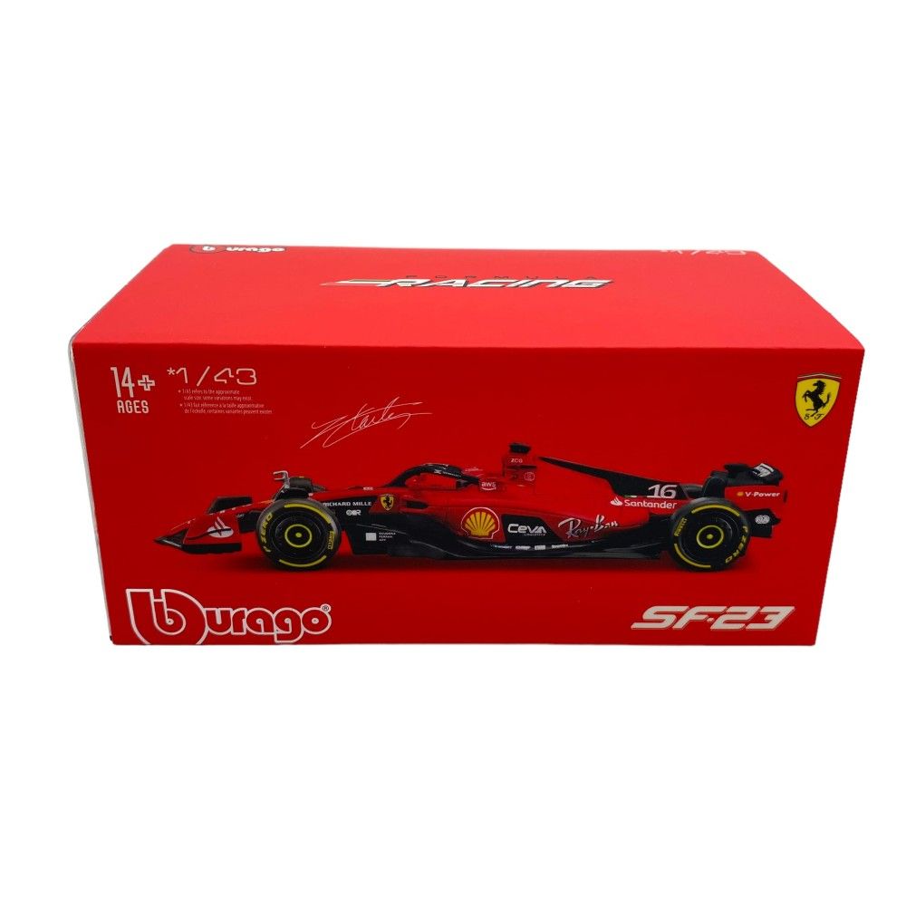 1/43 - F1 Ferrari SF-23 #16 Charles Leclerc (com capacete)