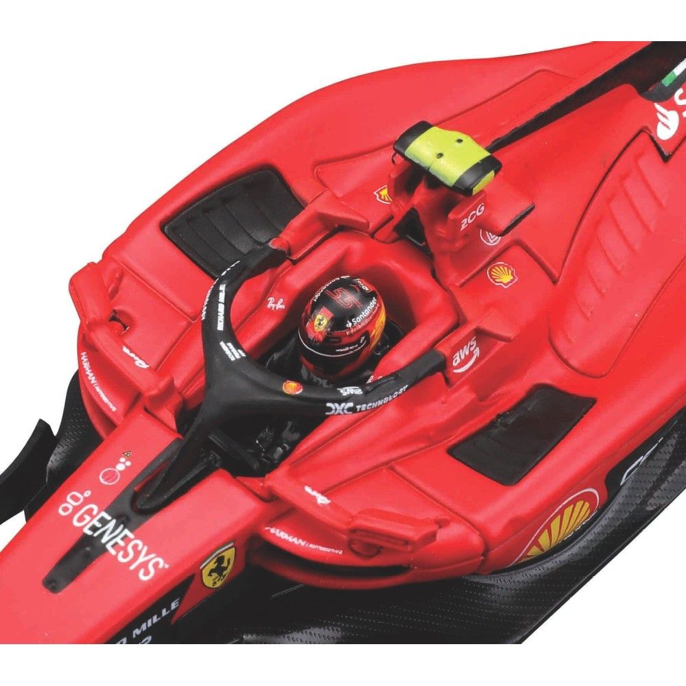 1/43 - F1 Ferrari SF-23 #55 Carlos Sainz (com capacete)