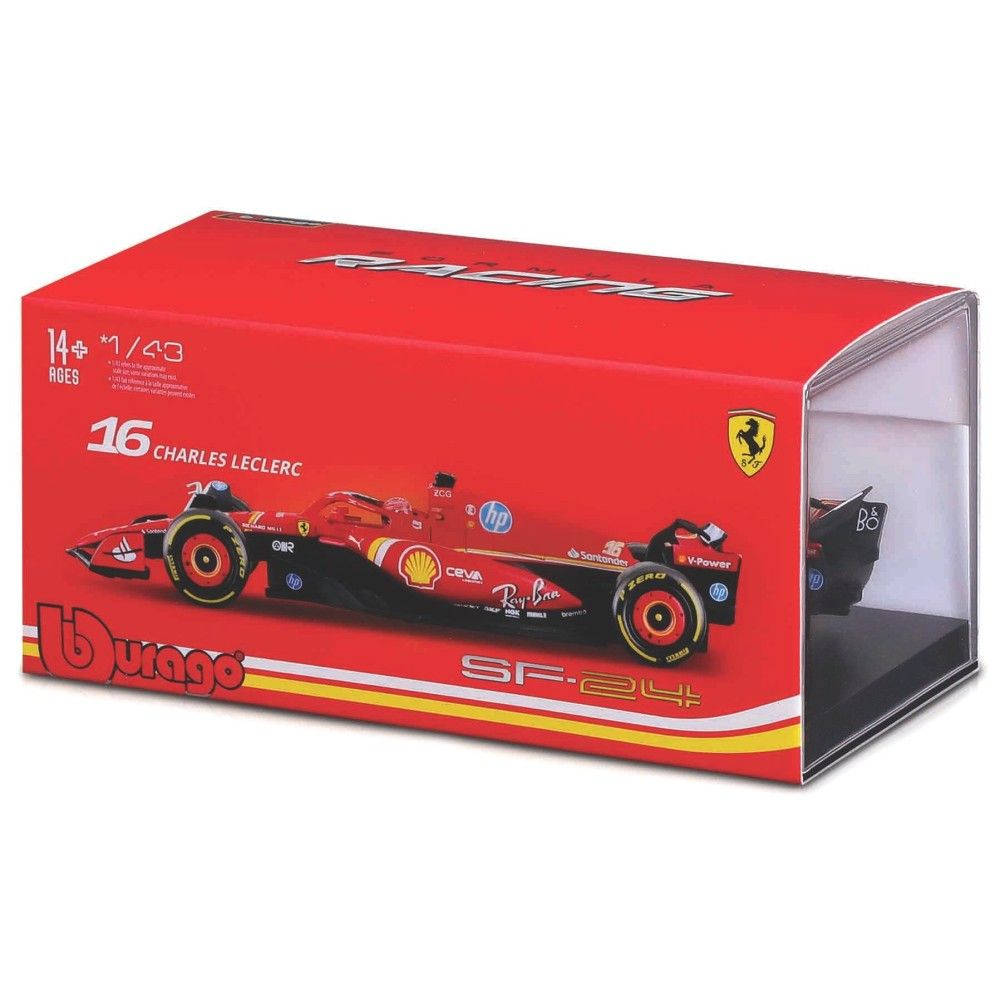 1/43 - F1 Ferrari SF24 #16 Charles Leclerc (com capacete)