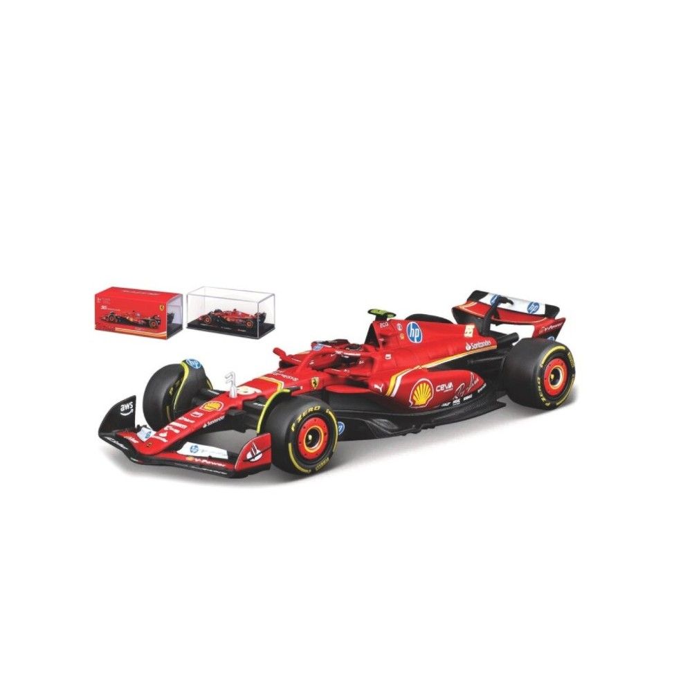 1/43 - F1 Ferrari SF-24 #55  Carlos Sainz (com  capacete)