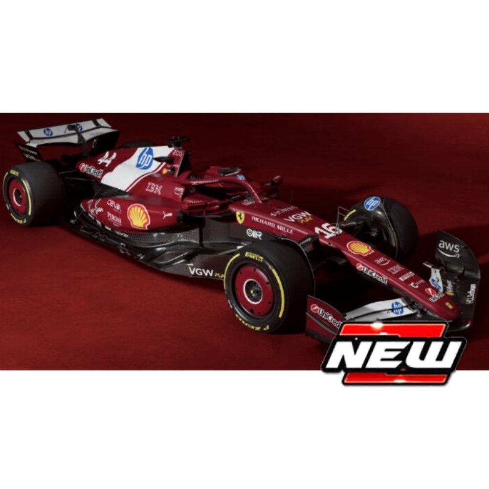 1/43 - F1 Ferrari SF-25 #16 Charles Leclerc 2025 (com Capacete)
