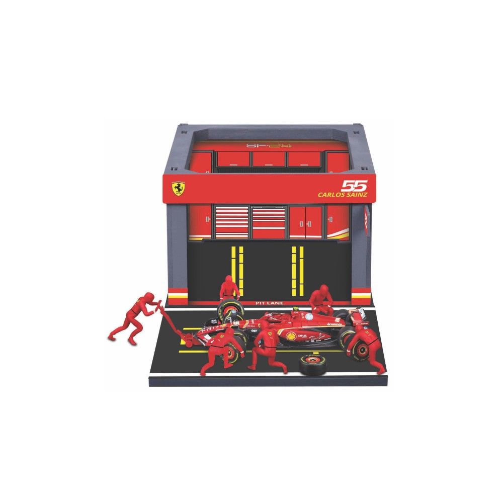 1/43 - Set de Pit Pass Ferrari SF24 #55 Carlos Sainz 2024