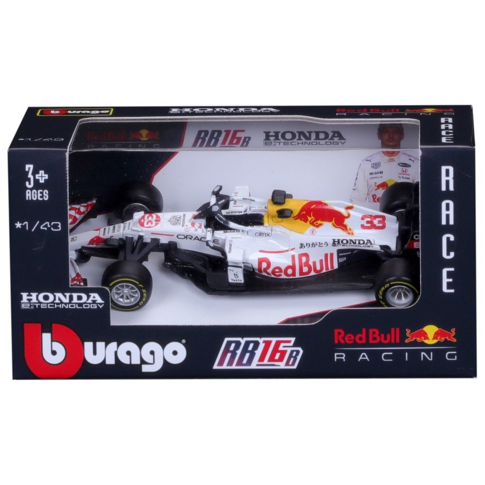 1/43 - F1 Red Bull RB16B #33 Max Verstappen - GP Turquia (decoração Honda)