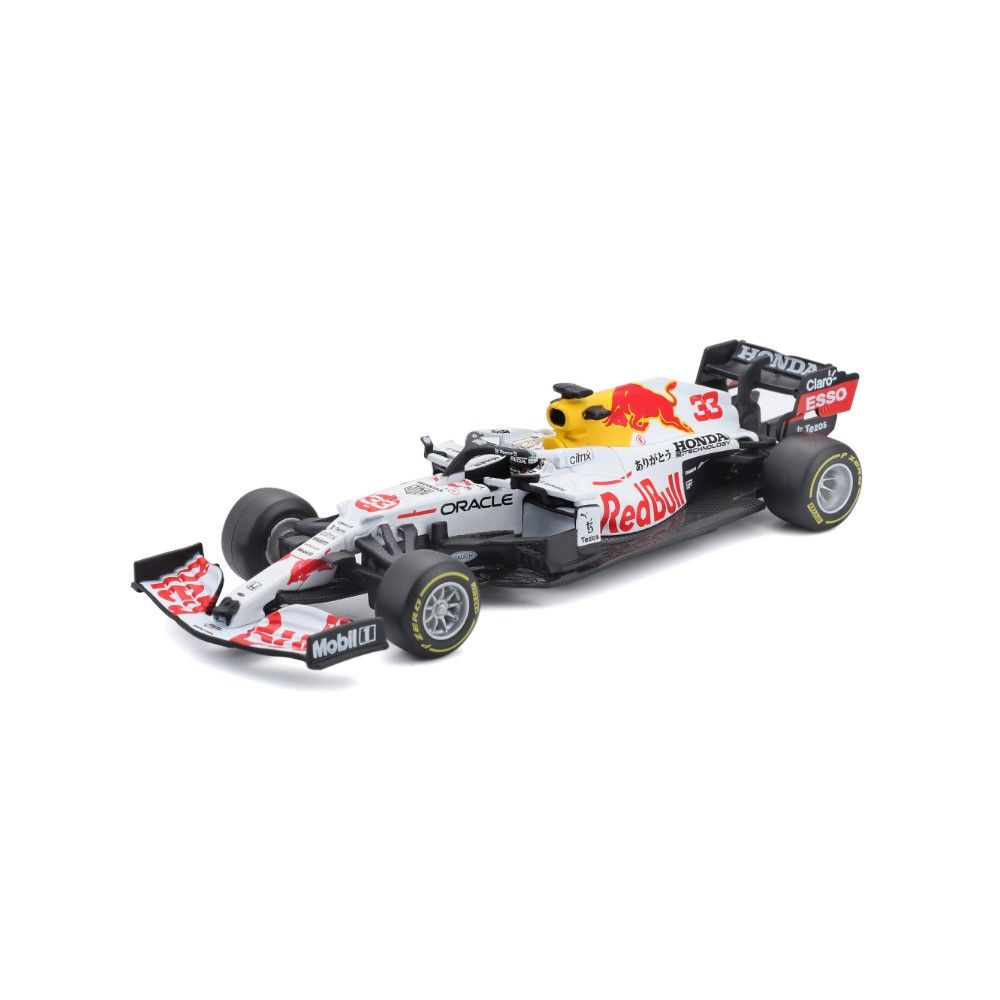 1/43 - F1 Red Bull RB16B #33 Max Verstappen - GP Turquia (decoração Honda) com Capacete