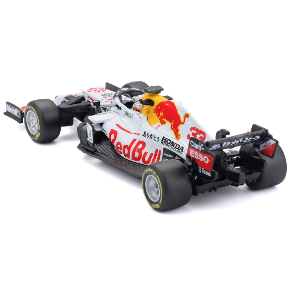 1/43 - F1 Red Bull RB16B #33 Max Verstappen - GP Turquia (decoração Honda) com Capacete