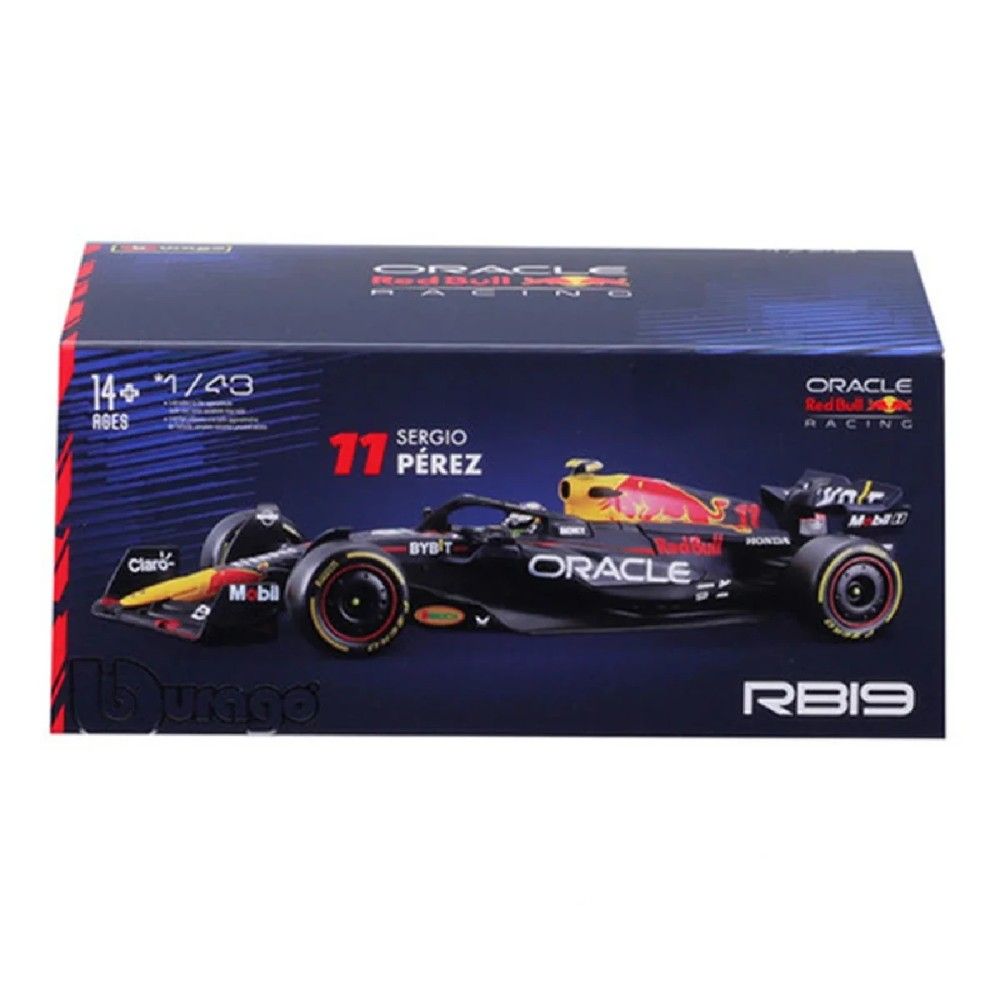 1/43 - F1 Red Bull RB19 #11 S.Perez com Capacete