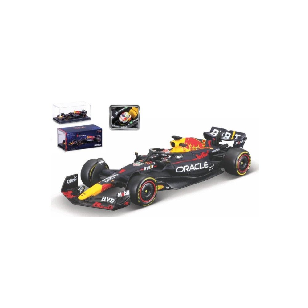 1/43 - F1 Red Bull RB19 #1 M.Verstappen com Capacete