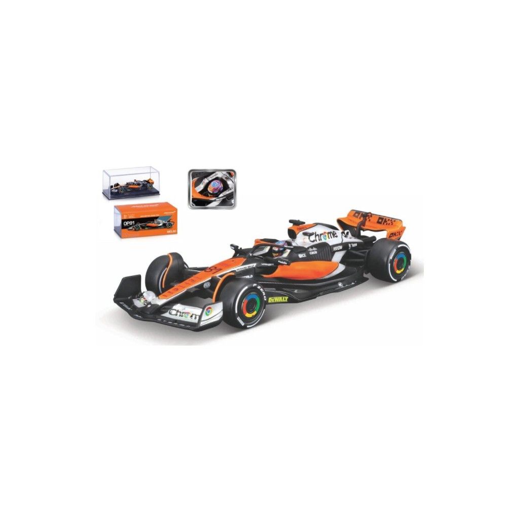 1/43 - F1 McLaren MCL60 #81 O.Piastri com Capacete
