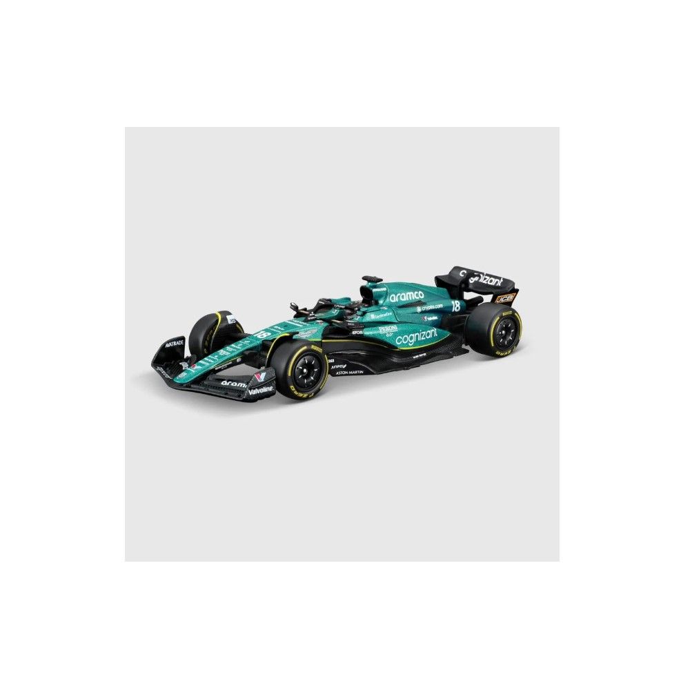 1/43 - F1 Aston Martin AMR23 #18 - Lance Stroll com Capacete