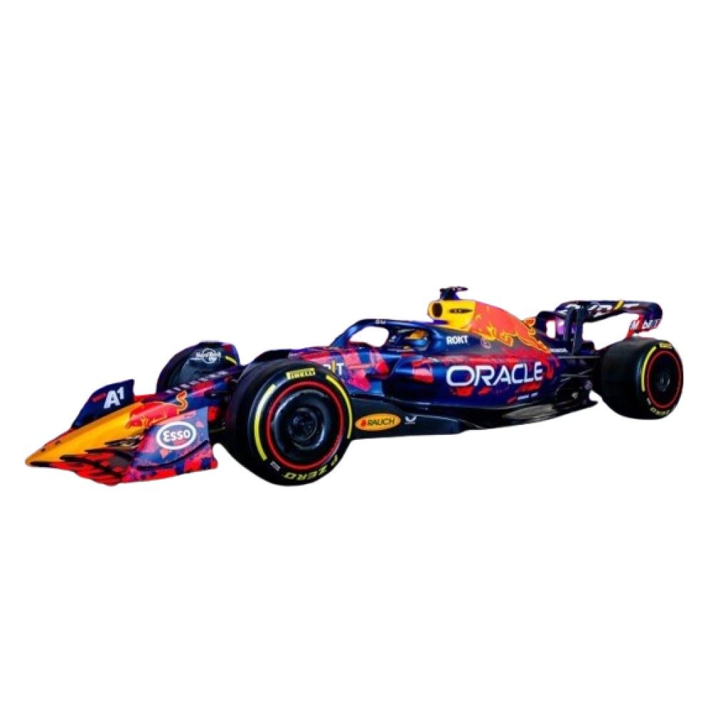 1/43 - F1 Red Bull RB20 - Max Verstappen #1 com Capacete - GP Silverstone / Edição Limitada