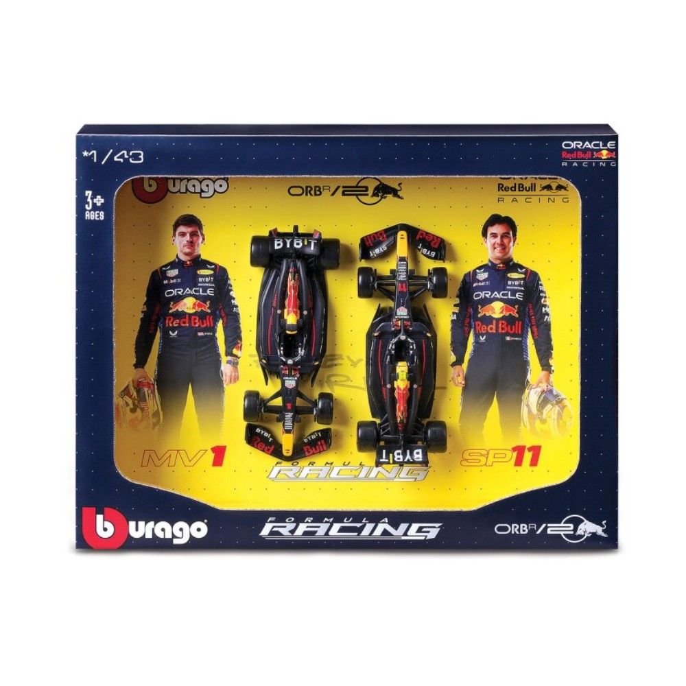 1/43 - F1 Red Bull RB20 - #1 Max Verstappen + #11 Sergio Perez