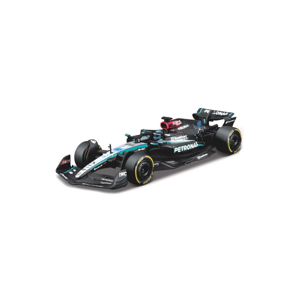 1/43 - F1 Mercedes AMG W14 - George Russel #63 com Capacete