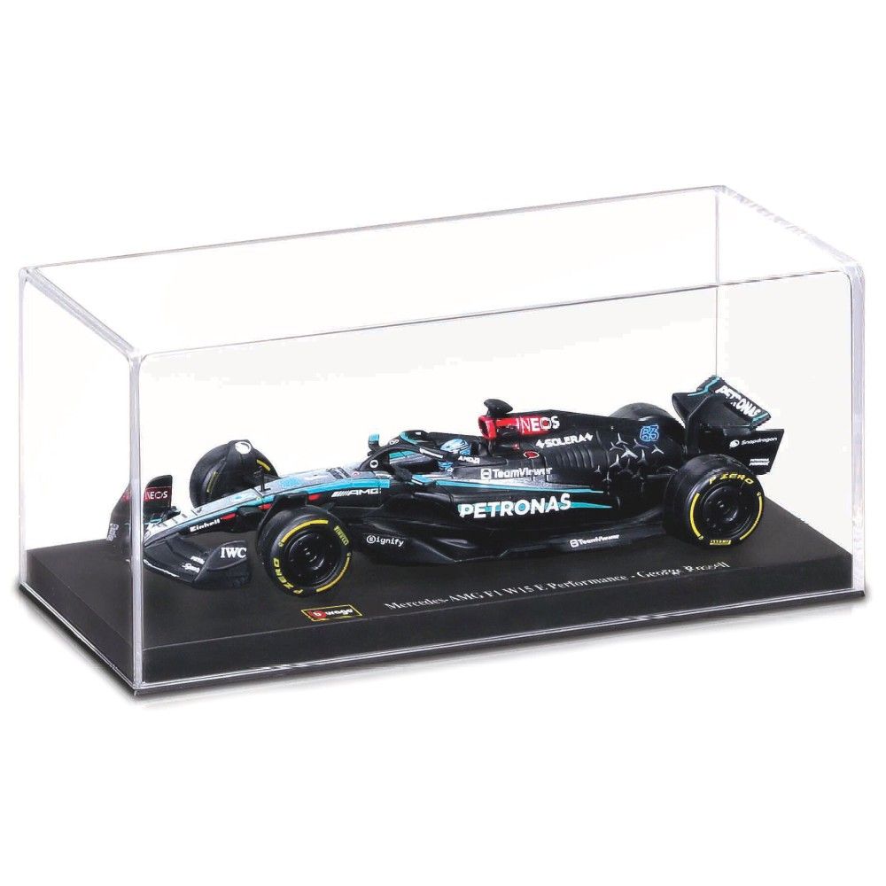 1/43 - F1 Mercedes AMG W14 - George Russel #63 com Capacete