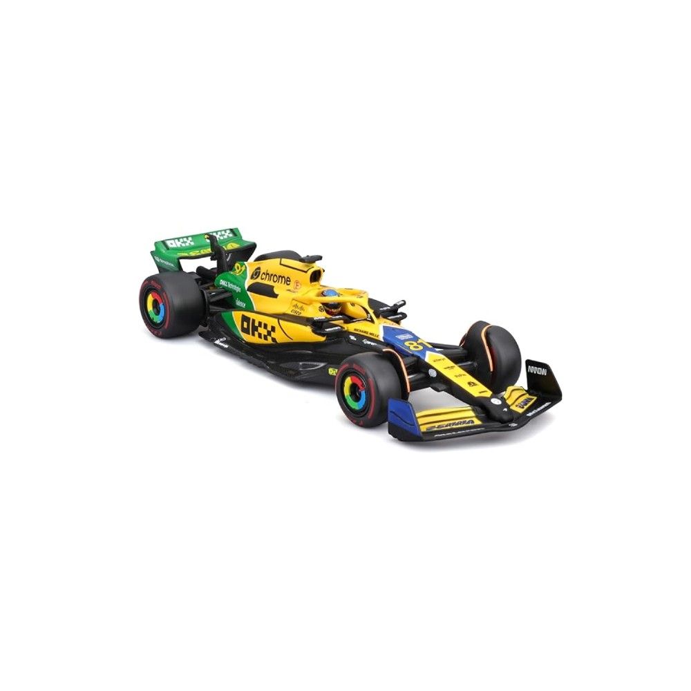 1/43 - F1 McLaren MCL38 - Oscar Piastri #81 com Capacete - Edição 30ºAyrton Senna